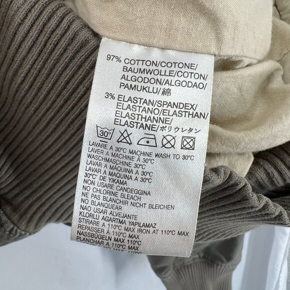 Diesel jacket night flyers aviator bomber flak jacket army green canvas boho M - Picture 8 of 12